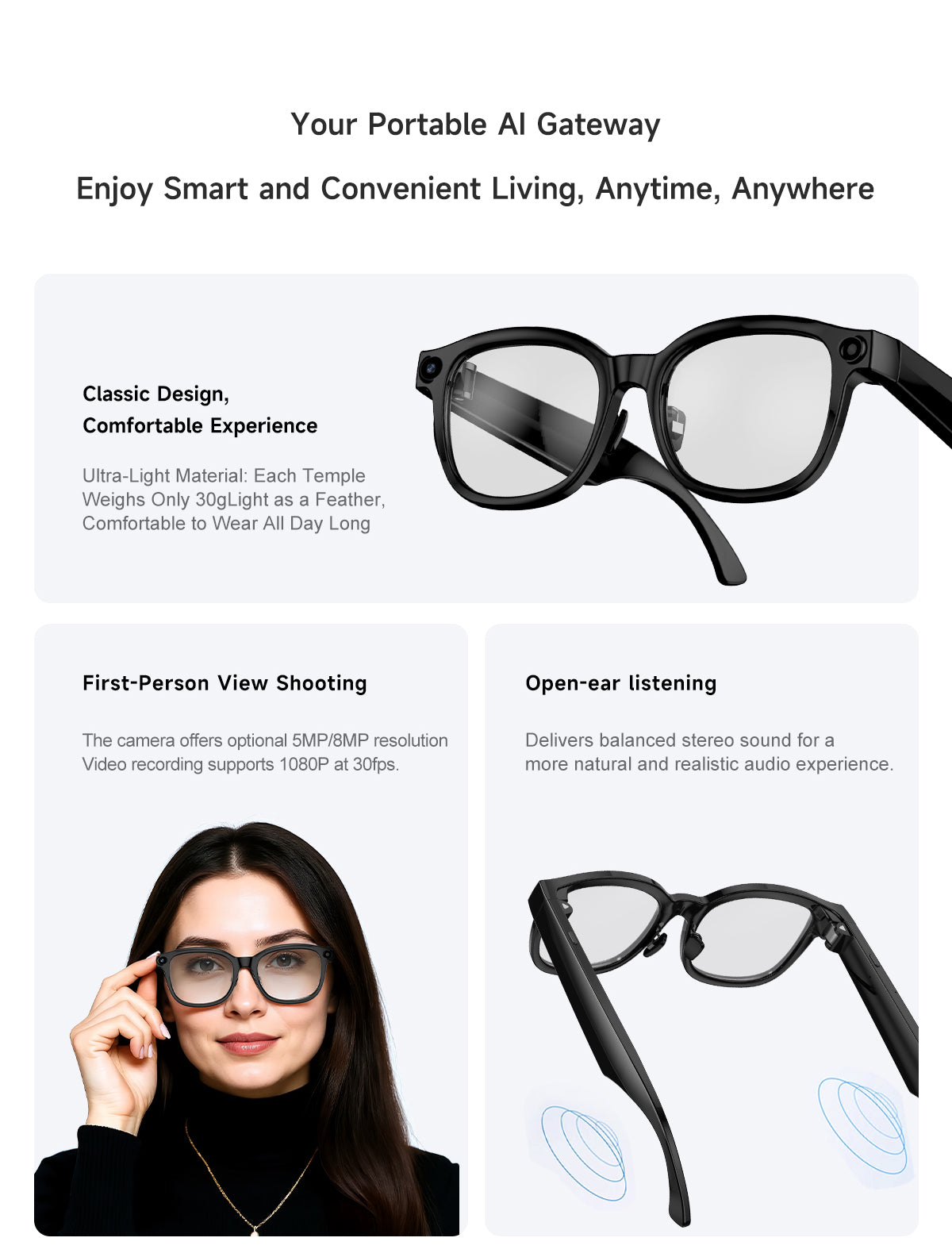 el0ai Smart Glasses